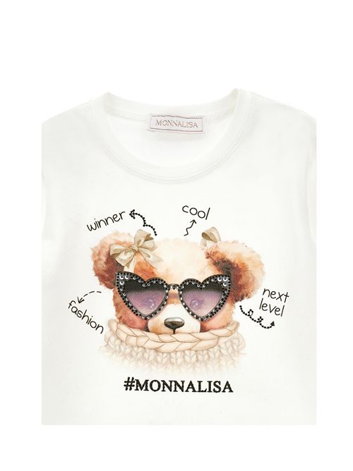 T-shirt, bambina, logata. MONNALISA | 19F612 60030001